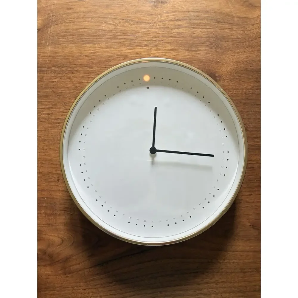 IKEA Panorera Wall Clock Quartz 103.741.50 Designer‎ Imma Bermudez tested vg